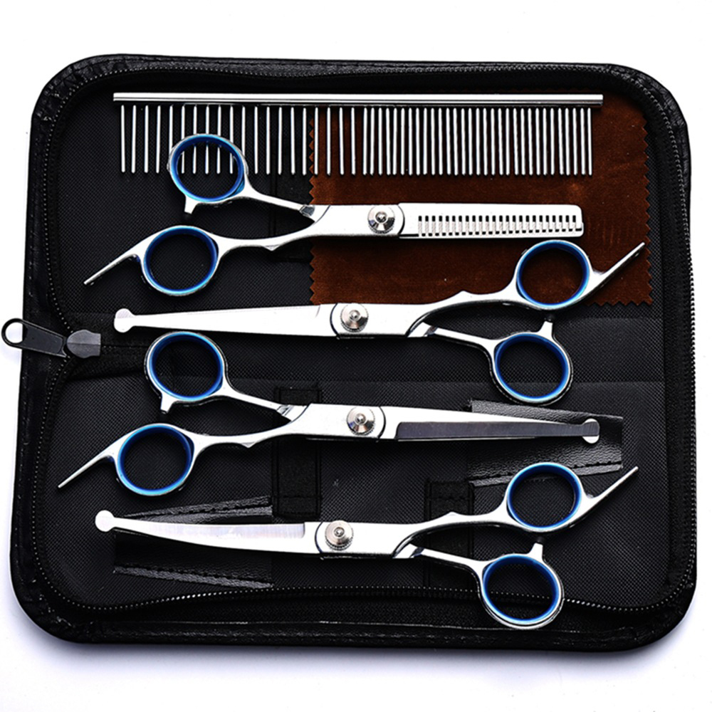 Hair Care Step - Profesjonalny zestaw nożyczek do pielęgnacji psów