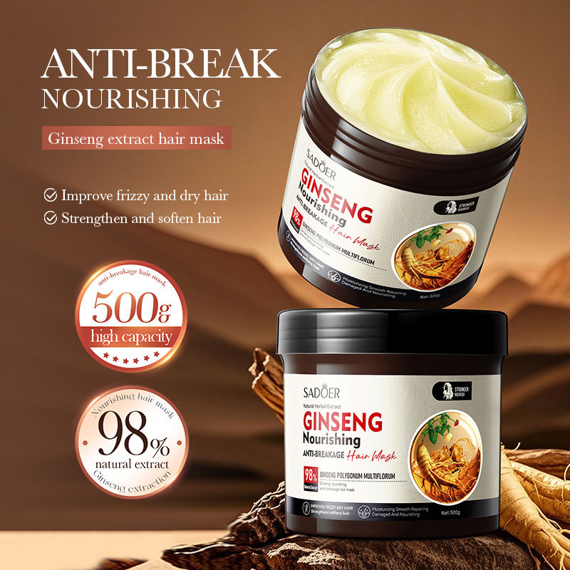 Hair Care Ginseng - 500ml SADOER Żeń-szeń Polygonum Multiflorum Odżywcza