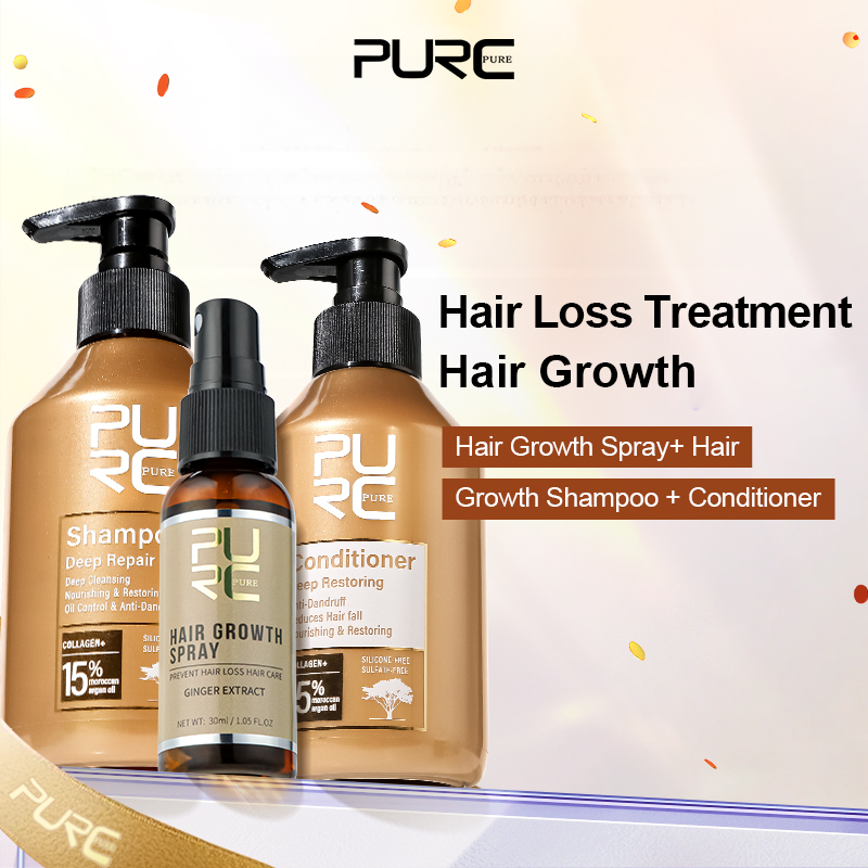 Keratin Treatment Set - PURC Maroko Olejek Arganowy Szampon Odżywka
