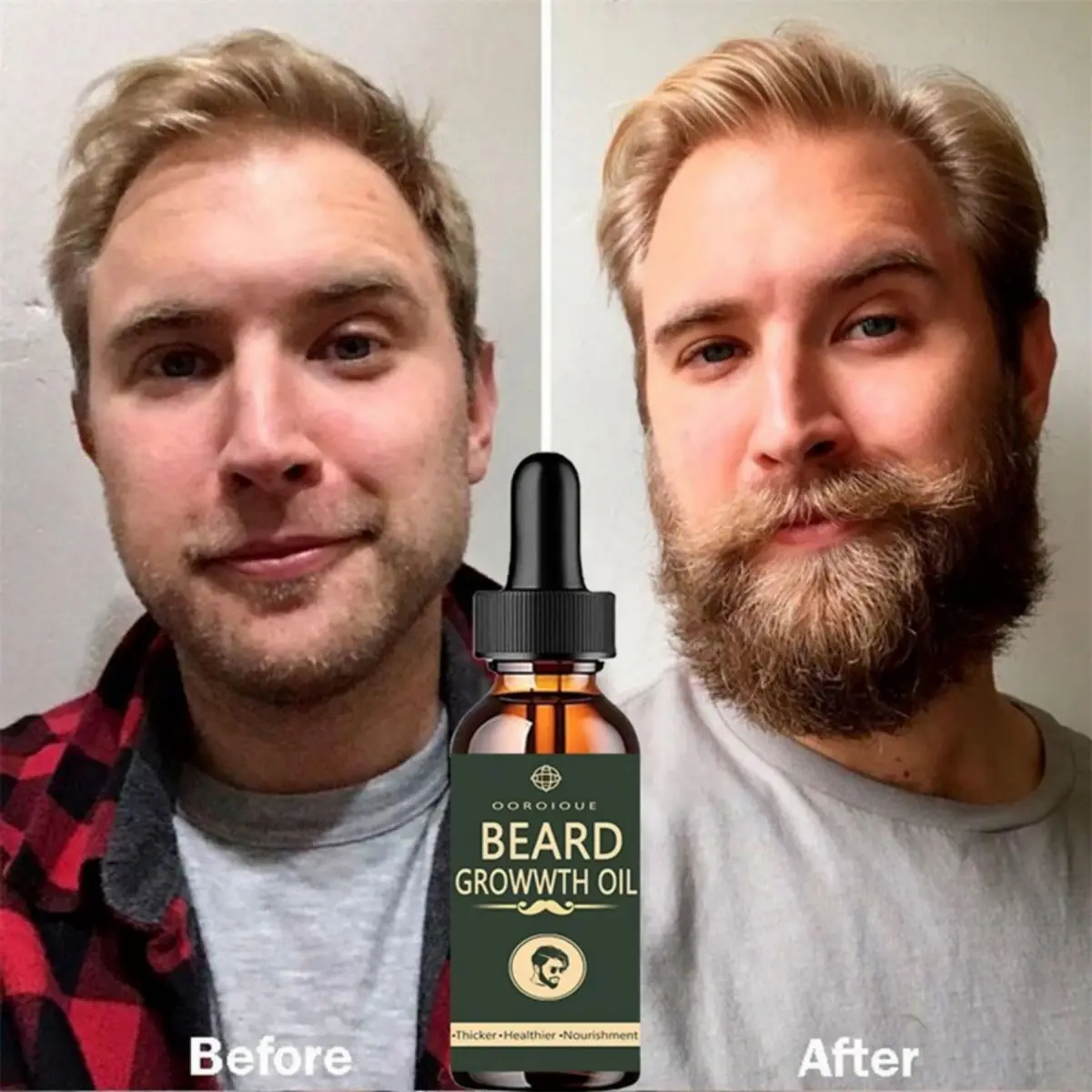 Caffeine Hair Serum - Olejek na szybki porost brody Olejek