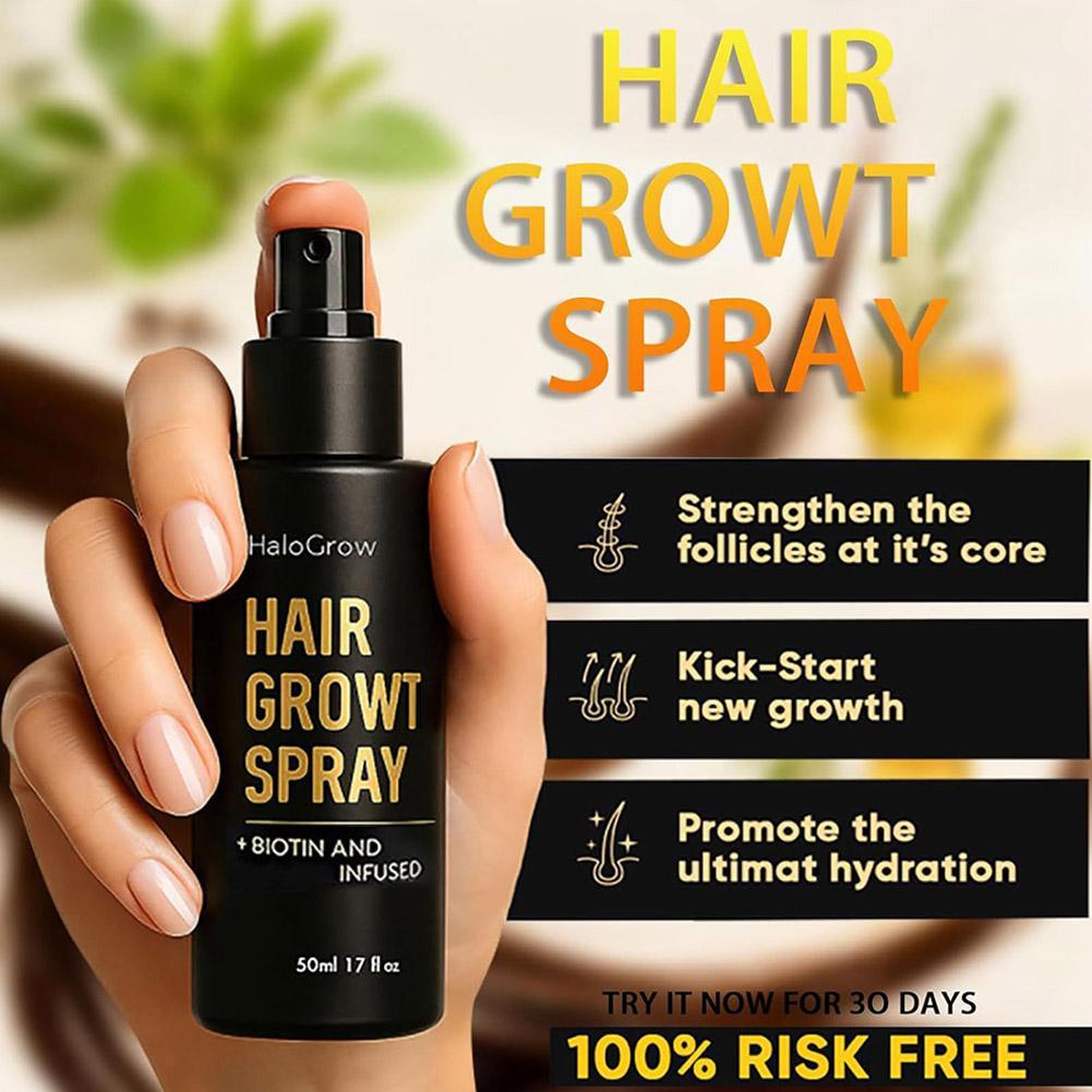 Caffeine Hair Serum - Halogrow Spray na porost włosów Szybkie