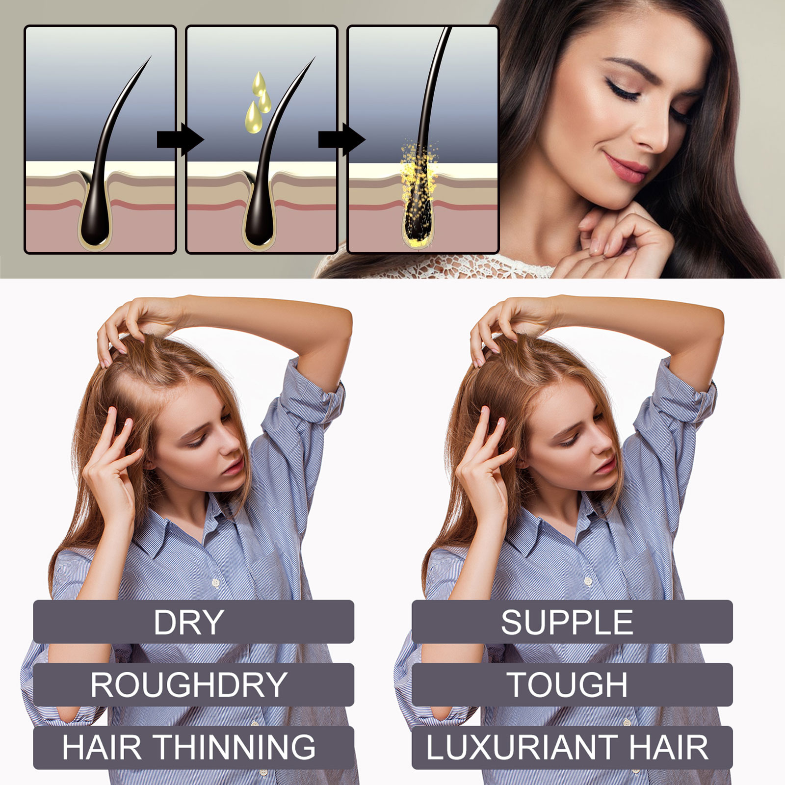 Olejek do włosów z biotyną, se – Hair Care Ginseng recenzja i cena
