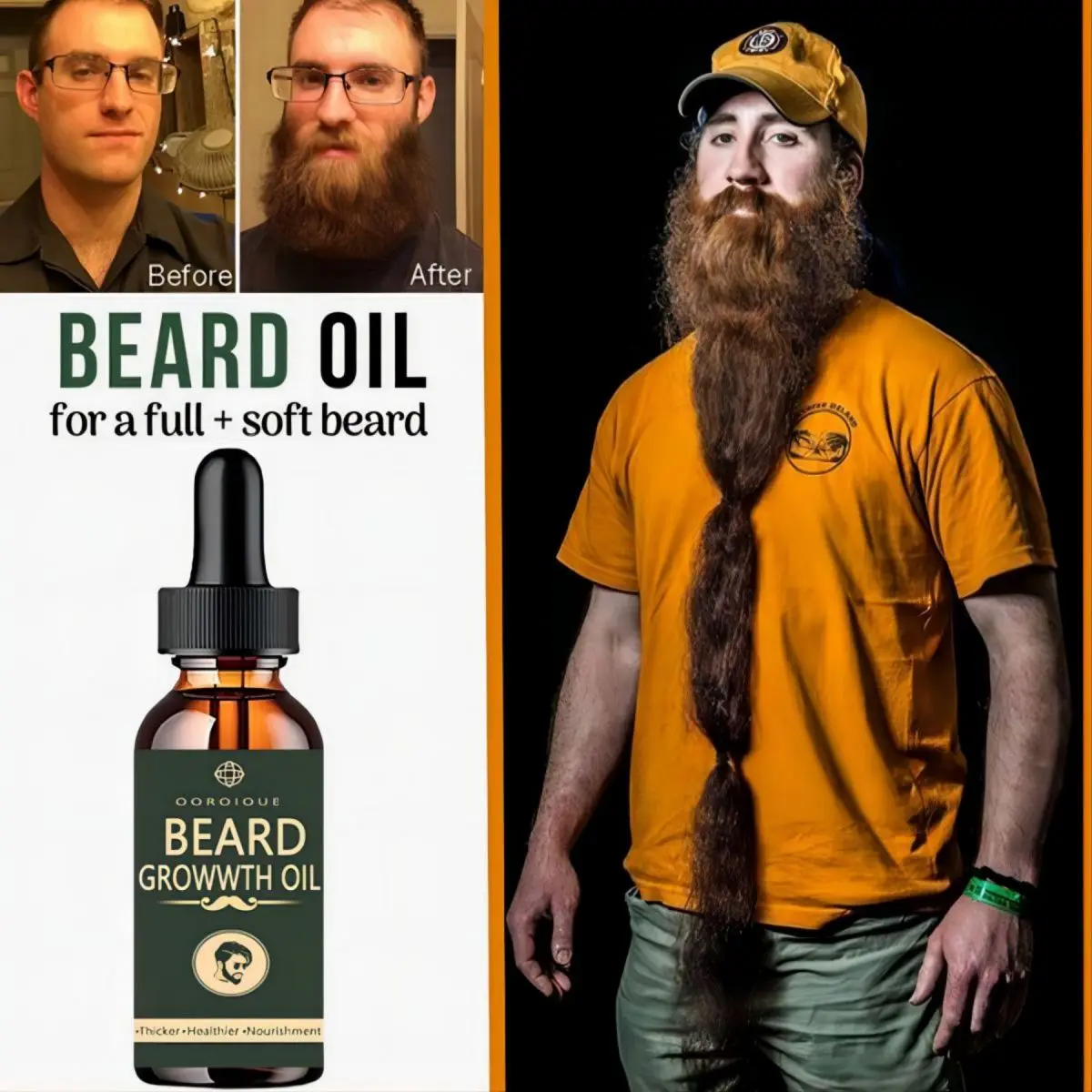 Olejek na szybki porost brody  – Caffeine Hair Serum recenzja i cena